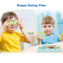 Baby Dishes Silicone Infant Plate Bowls Kids Tableware Food Holder Tray Chi