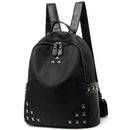 New Bag Rivet Oxford Cloth Wild Travel Backpack Casual Tide College Wind Ba