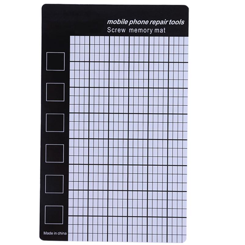 Universal 145x90mm Magnetic Screw Mat Phone Phone Screws Storage Mat Memory Chart Working Pad