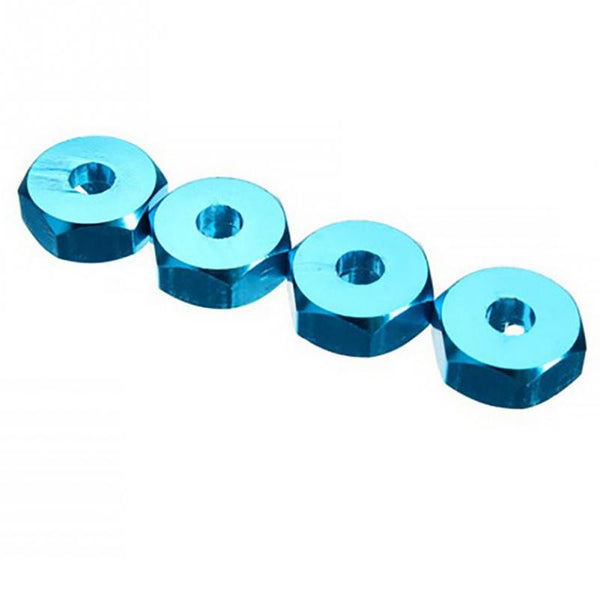 4Pcs Hexagonal Combiner Wheel Rim Hex 7Mm Upgrade 12Mm Metal Adapter for 1/ Y9P4