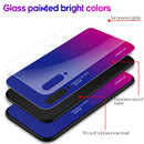 Bakeey Gradient Color Tempered Glass + Soft TPU Back Cover Protective Case for Xiaomi Mi9 / Mi 9 Transparent Edition