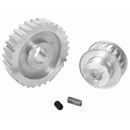 2Pcs Metal Synchronous Pulley Gear Motor Belt Gear Drive Wheel Gear S/N Cj0