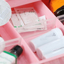 First Aid Kit Organizer Medical Box Plastic Storage Box Large Multi-Layer M