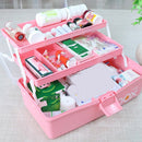 First Aid Kit Organizer Medical Box Plastic Storage Box Large Multi-Layer M