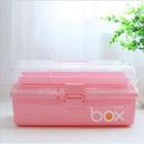 First Aid Kit Organizer Medical Box Plastic Storage Box Large Multi-Layer M