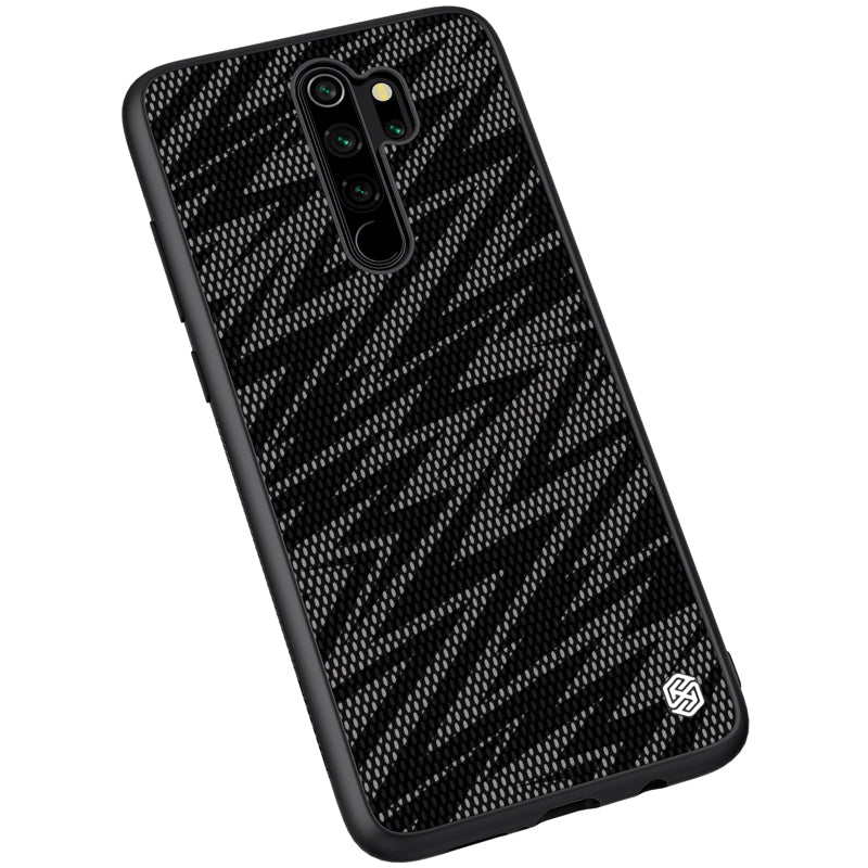 NILLKIN Reflective Slight Woven Polyester Mesh Anti-scratch Protective Case for Xiaomi Redmi Note 8 PRO