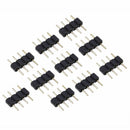 50Pcs 4 Pin Rgb Led Strip Male Plug Adapter Connector for 3528 5050 Strip L