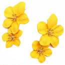 Drop Earrings for Women Double Layers Statement Hanging Dangling Fashion Je P1B7