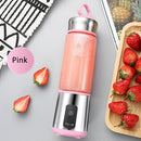 380Ml Portable Juicer Multifunction Cut Mixer Usb Charging 6 Blades Blender