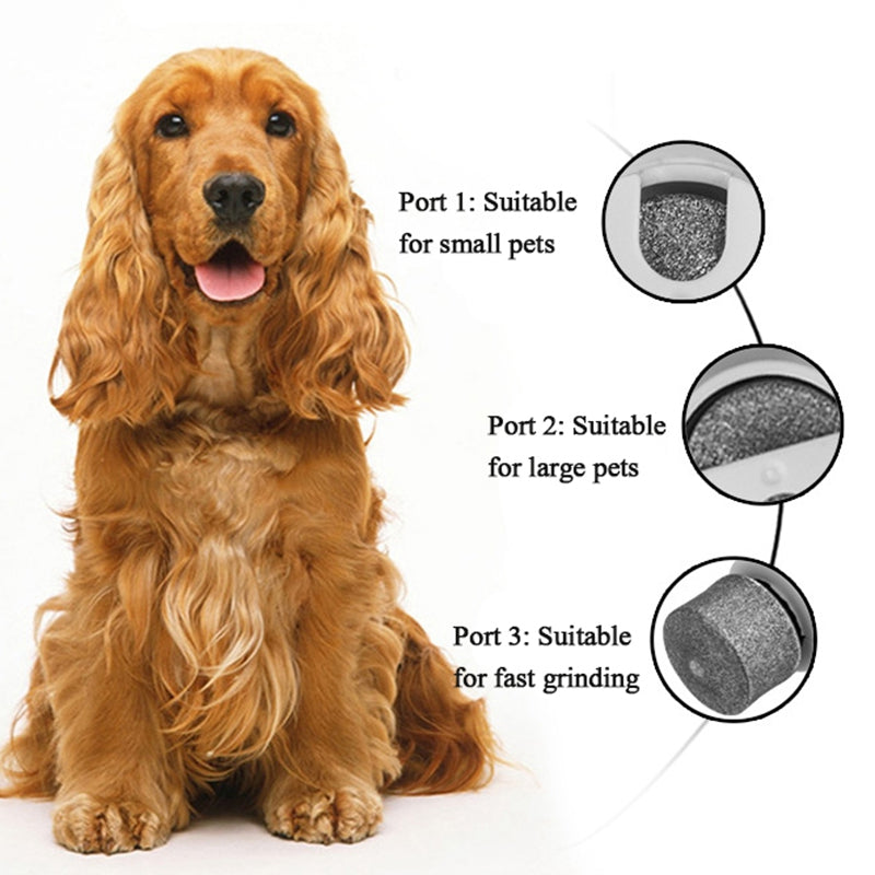 Dog Nail Grinder - Rechargeable Pet Nail Trimmer Gentle Painless Paws Trimm