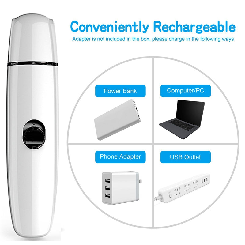 Dog Nail Grinder - Rechargeable Pet Nail Trimmer Gentle Painless Paws Trimm