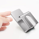 AUGIENB Paste Stainless Steel Toothbrush Holder Wall Mounted Cup Holder Bathroom Hook