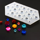 DIY Diamond Resin Casting Molds Silicone Jewelry Pendant Craft Making Mould