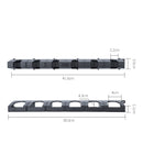 ZANLURE ABS+EVA Fishing Rod Holder Fishing Rod Display Rack Wall Fixed Rack Fishing Tools