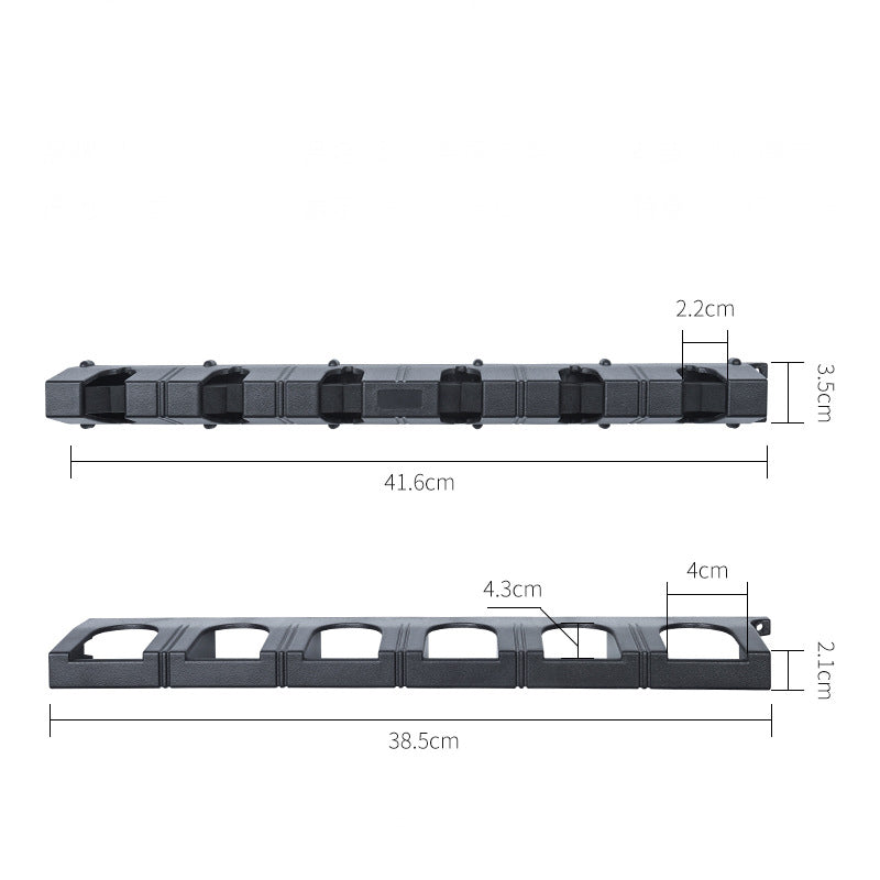 ZANLURE ABS+EVA Fishing Rod Holder Fishing Rod Display Rack Wall Fixed Rack Fishing Tools