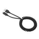 Bakeey 3A Retractable Spring USB3.0 Fast Charging Data Cable 1.5M For Xiaomi Pocophone F1 Oneplus 6T