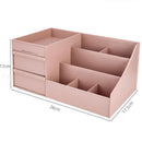Plastic Desktop Makeup Cosmetic Organizer Cosmetic Storage Box Stationery Pen Holder Home Decorations