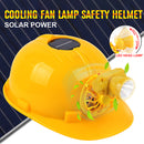 Construction Hard Hat Safety Protect Work Helmet with Solar Powered Cooling Fan