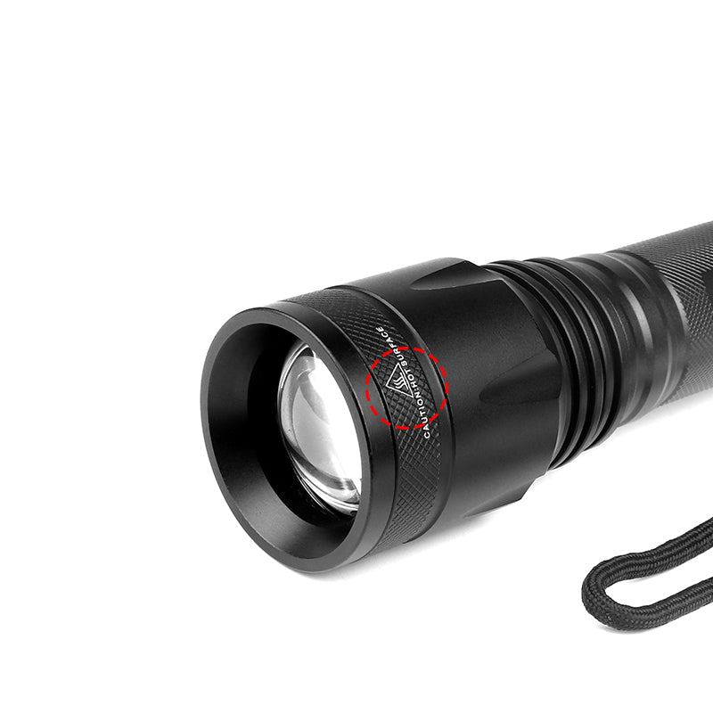 XANES 1330 XHP50 LED 5 Modes Rotary Zoom Waterproof Tactical LED Flashlight 18650