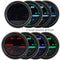 2Inch 52Mm 7 Color Led Mechanical Turbo Boost Psi Pressure Vacuum Gauge Met D2P9