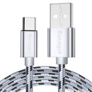 Essager 3A Type C QC3.0 Fast Charging Tiger Pattern Nylon Braided Data Cable For Xiaomi Mi8 Mi9 HUAWEI P30 Mate30 S9 S10 Note