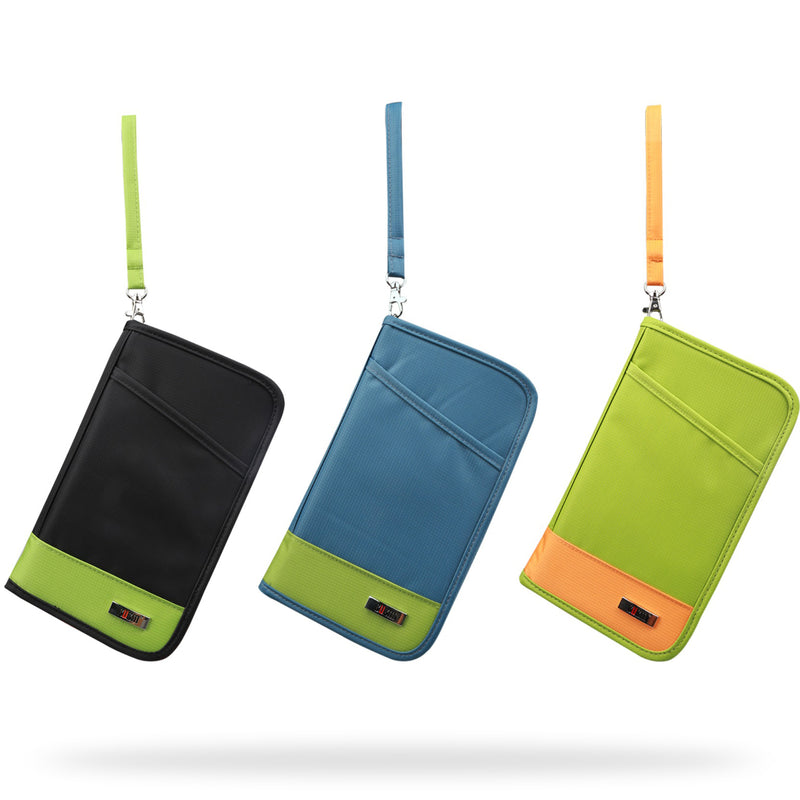 BUBM THZ-SL Travel Passport Holder Documents Organizer Money ID Card Cover Wallet Cash Pouch