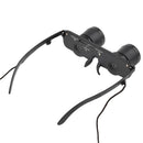 IPRee 3X28mm HD Head-Mounted Binocular Telescope Optic Glasses Goggles Magnifier