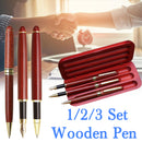 3Pcs Pen in Box 1pc Fountain Pen 1pc Signing Pen 1pc Ballpoint Pen For Office & School Supplies