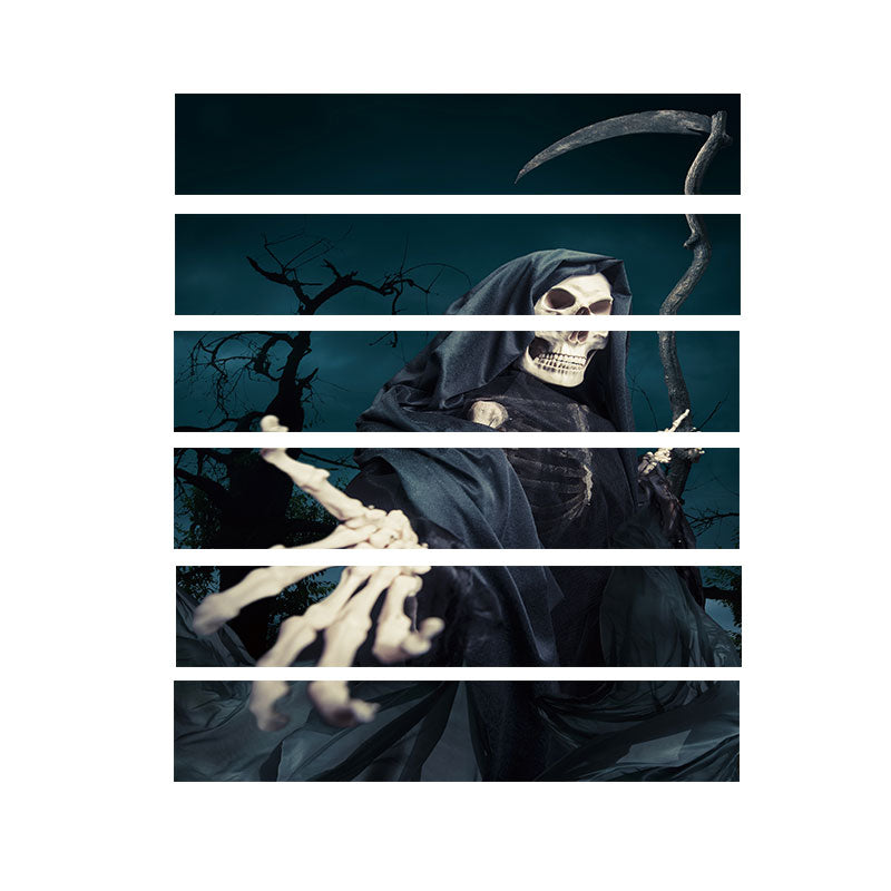 Miico LT005 Halloween Sticker 3D Stair Stickers Removable Self-adhesive Wall Floor Decals Wall Stickers