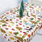 6Pcs Colorful Christmas Pvc Disposable Table Runner Printed Tablecloth Tabl P8S5