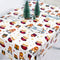 6Pcs Colorful Christmas Pvc Disposable Table Runner Printed Tablecloth Tabl P8S5