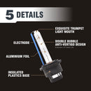 D2R/D2S/D2C 35W Hid Xenon Headlight Replacement Bulbs Lamps (1 Pair) BDT 80 W4F7