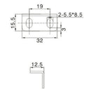 2Pcs Round Pull Latch for 1 / 2 Inch Door Replace Southco M1 - 63 Rv Marine N5S9