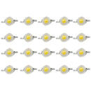 20Pcs High Power Led Diodes 1W Ultra Bright 3000K 100-120Lm Brightness Warm