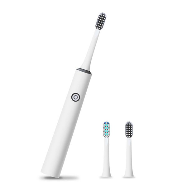 USB Electric Toothbrush Fast Charging 4 Smart Modes IPX6+2 Brush Heads W/ Timer Function