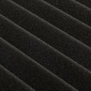 6Pcs 30x30x5CM Soundproofing Acoustic Wedge Foam Tiles Wall Panels