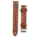 Straps Vintage Style Distressed Leather Wome/Men Watch Band Strap with Stitching