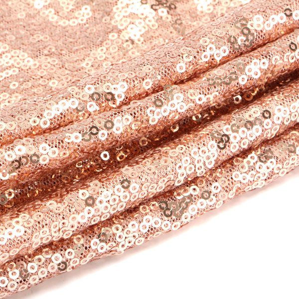 30*180cm Rose Golden Sequins Table Runner Wedding Party Tablecloth Decorate