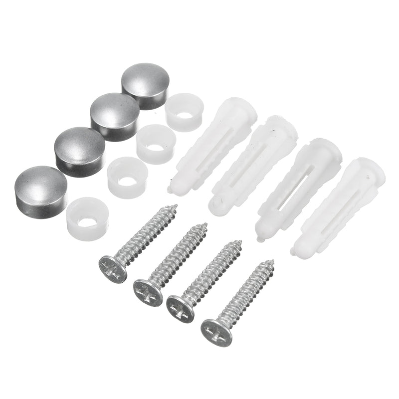 Space Aluminum Square Multifunctional Bathroom Space Saver Storage Soap Box 5 x 4 x 1Inches