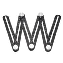 Adjustable Six Fold Tool Ruler Drill Guide Opening Ceramic Tile Hole Locator Set Universal Hole Punch 25/40/45/55/75mm Drill Guide Set