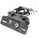 Motorcycle Tail Brake Light Indicator Rear Lamp with Bracket Mount Holder