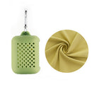 Quick Dry Microfiber Sport Towel with Storage Box Portable Moisture Absorbent 16" Outdoor Towel