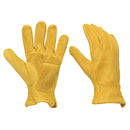 Leather Yellow Motorcycle Motorbike Multifunction Racing Gloves M L XL XXL