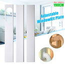 3pcs 1.9m Adjustable Window Kit Plate Accessories Air Conditioner Wind Shield For Portable Air Conditioner