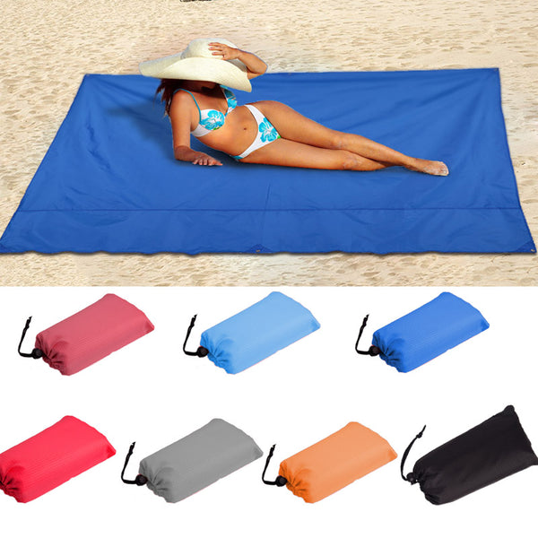 100x145cm Waterproof Beach Mat Outdoor Portable Picnic Mat Camping Sun Shelter Awning Sleeping Mat