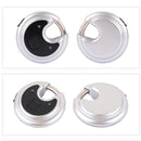 Smart Fingerprint Padlock Waterproof IP65 Discus Lock with Hardened Alloy Steel Anti-Cut Shackle One-Click Open No Need Key 0.5S Unlock USB Charging Anti-theft Lock