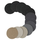 180 Pcs 2 Inch Sandpaper Wet Dry Sander Sheets with Backer Plate 1/4 inch S A4M9