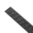Drillpro Black Steel Double-sided Metric Inch Angle Ruler 90 Degree Angle Corner Ruler