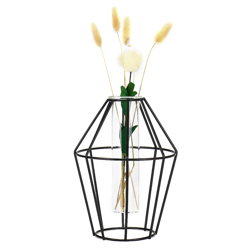 Glass Test Tube Flower Plant Pot Vases Fairy Hydroponic Vase Terrarium Container