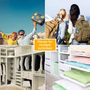 Travel Space Saver Bags Vacuum Travel Storage Bags Reusable Packing Sacks (